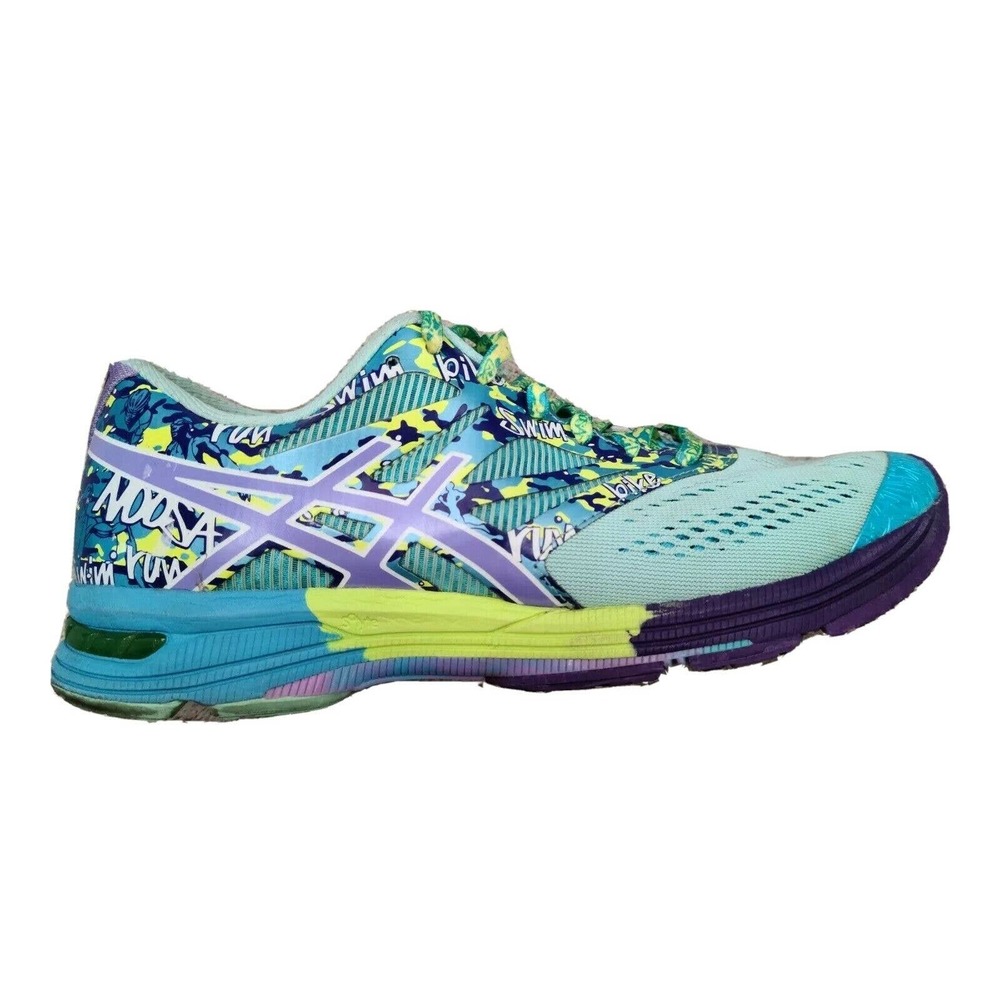 Asics Gel Noosa Tri 10 T580N Teal Womens Running Shoes Size 7.5